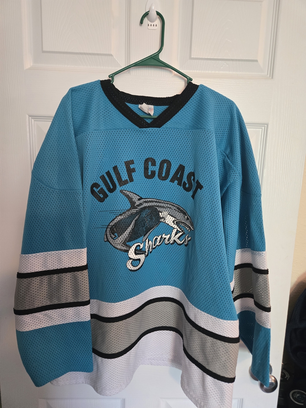 Gulf Coast Sharks Teal Hockey Jersey